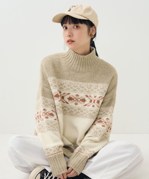 FREAK'S STORE（フリークスストア）の「ノルディック タートルニット