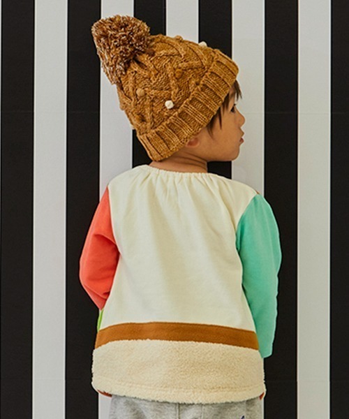 baby cheer(ベイビーチアー)の「ベーカリートレーナー(スウェット・キッズ・キナリ/イエロー・110cm/120cm/100cm/90cm/80cm)」の6枚目の写真