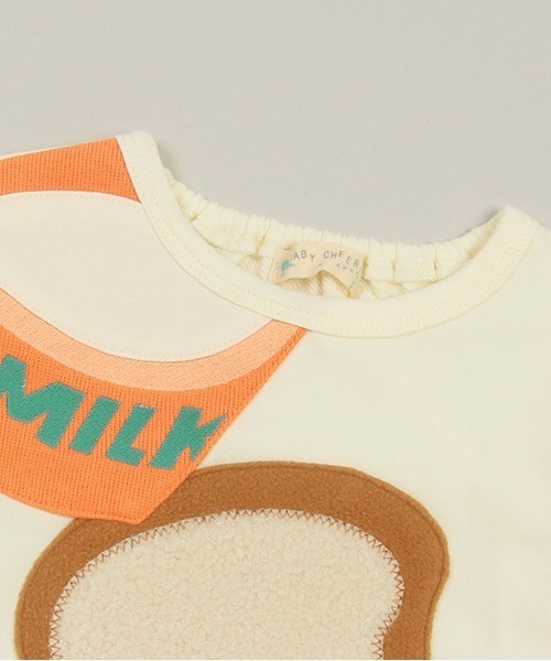 baby cheer(ベイビーチアー)の「ベーカリートレーナー(スウェット・キッズ・キナリ/イエロー・110cm/120cm/100cm/90cm/80cm)」の11枚目の写真