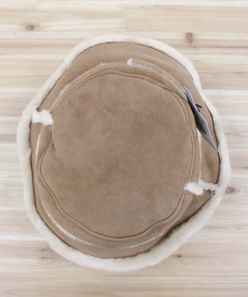 UGG（アグ）の「UGG シープスキンバケットハット W SHEEPSKIN BUCKET HAT（ハット・レディース・ベージュ系/ブラック・L/XL/S/M）」の7枚目の写真