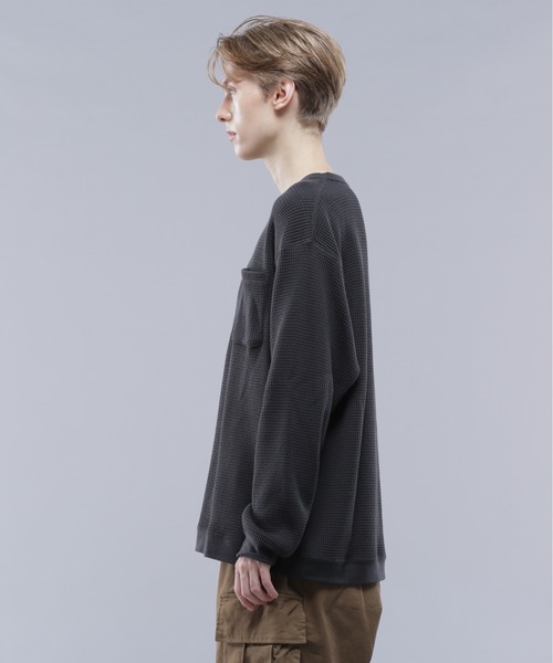 MANASTASH(マナスタッシュ)の「MANASTASH/マナスタッシュ/SNUG THERMAL L/S '24/スナッグサーマル(Tシャツ/カットソー・メンズ・ブラック/ホワイト/ライトグレー/ライム/その他19・M/L/XL/S)」の7枚目の写真