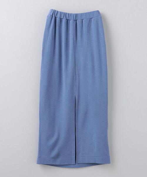 6(ロク)の「<6(ROKU)>レーヨンブレンド スカート(スカート・レディース・ベージュ/コバルトブルー・36/38)」の9枚目の写真