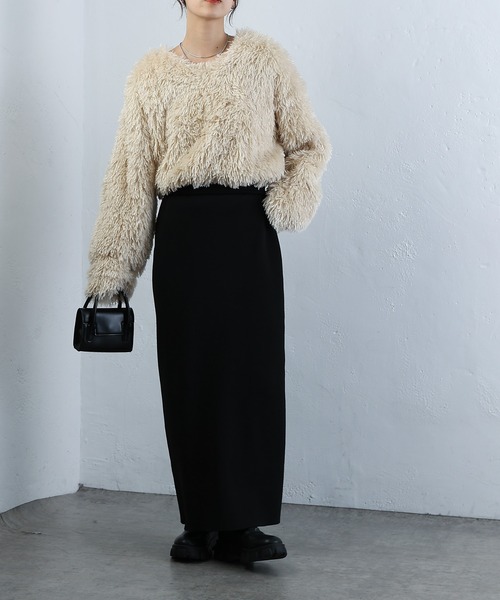 COLONY 2139（コロニートゥーワンスリーナイン）の「WEB・一部店舗限定 / 2WAYフリンジVネックプルオーバー（Tシャツ/カットソー・レディース・アイボリー/ブラック/グレー/ネイビー・FREE）」の20枚目の写真