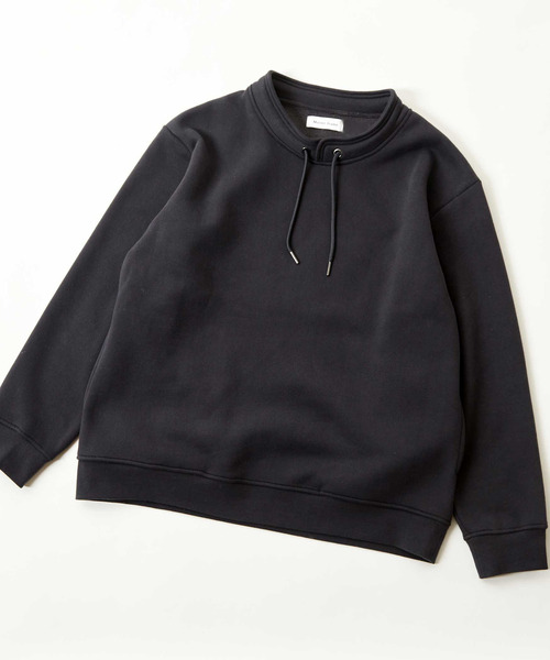 MEN'S MELROSE（メンズメルローズ）の「【MASTER FRAME/マスターフレーム】変形スタンドカラープルオーバースウェット（スウェット・メンズ・ミント/チャコールグレー/ライトグレー・4/3）」の14枚目の写真