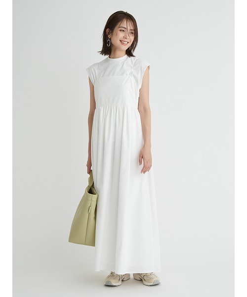 emmi（エミ）の「【emmi atelier】ラージトートバッグ（トートバッグ・レディース・ベージュ/ライム/ダークグレー・FREE）」の7枚目の写真