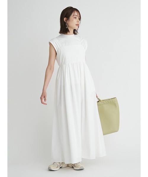 emmi（エミ）の「【emmi atelier】ラージトートバッグ（トートバッグ・レディース・ベージュ/ライム/ダークグレー・FREE）」の8枚目の写真