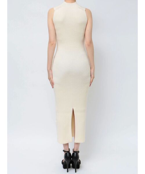 RESEXXY(リゼクシー)の「シャギーレイヤードリブニットワンピース(ワンピース・レディース・アイボリー/その他1/グレー・FREE)」の6枚目の写真