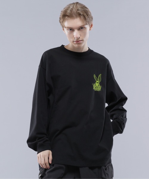 MANASTASH(マナスタッシュ)の「MANASTASH/マナスタッシュ/CiTee L/S RABBIT/シティーロングスリーブラビット(Tシャツ/カットソー・メンズ・ブラック/ブルー/ホワイト・M/L/XL/S)」の14枚目の写真