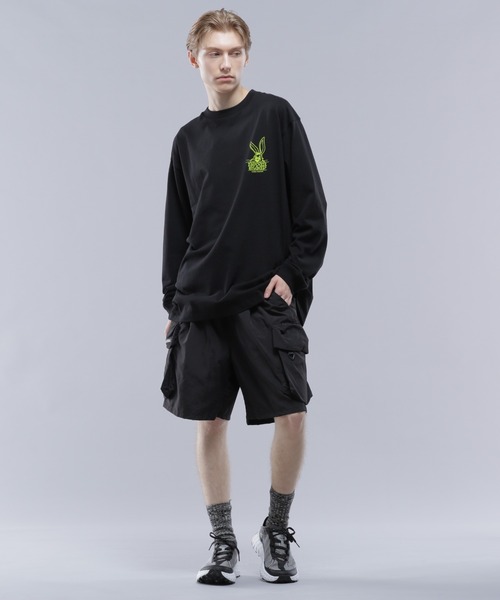 MANASTASH(マナスタッシュ)の「MANASTASH/マナスタッシュ/CiTee L/S RABBIT/シティーロングスリーブラビット(Tシャツ/カットソー・メンズ・ブラック/ブルー/ホワイト・M/L/XL/S)」の16枚目の写真