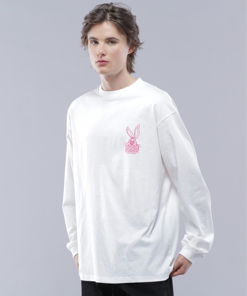 MANASTASH(マナスタッシュ)の「MANASTASH/マナスタッシュ/CiTee L/S RABBIT/シティーロングスリーブラビット(Tシャツ/カットソー・メンズ・ブラック/ブルー/ホワイト・M/L/XL/S)」の18枚目の写真