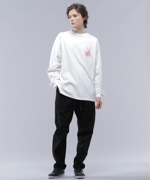 MANASTASH(マナスタッシュ)の「MANASTASH/マナスタッシュ/CiTee L/S RABBIT/シティーロングスリーブラビット(Tシャツ/カットソー・メンズ・ブラック/ブルー/ホワイト・M/L/XL/S)」の20枚目の写真