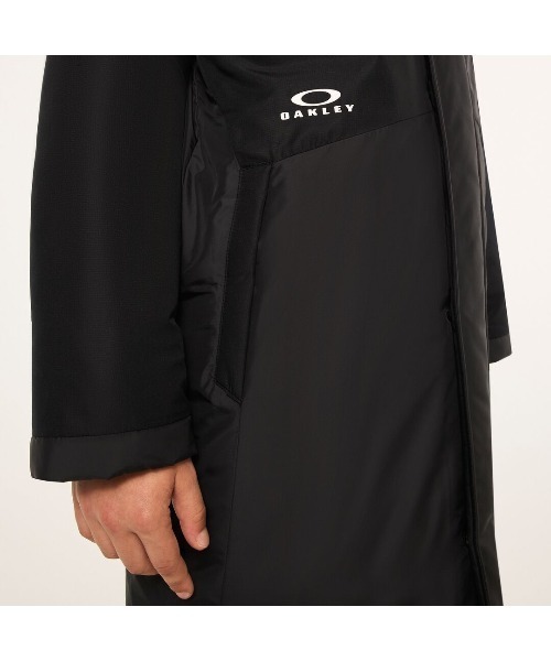 OAKLEY(オークリー)の「オークリー ENHANCE LONG COAT YTR 6.0 ロングコート/ジャケット/秋冬用アウター/キッズ・ユース/OAKLEY(ダウンジャケット/コート・キッズ・ブラック/ネイビー・L/M/S/XS/XXS)」の5枚目の写真