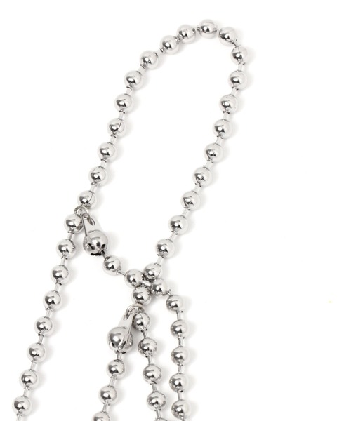 PAGEBOY（ページボーイ）の「ボールチェーンビスチェ（ベルト・レディース・シルバー・FREE）」の3枚目の写真