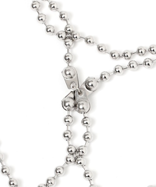 PAGEBOY（ページボーイ）の「ボールチェーンビスチェ（ベルト・レディース・シルバー・FREE）」の4枚目の写真