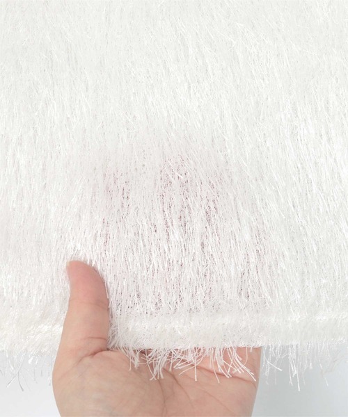 miette(ミエット)の「キラキラフリンジ半袖トップス(Tシャツ/カットソー・レディース・ピンク/ホワイト/ブラック・FREE)」の18枚目の写真