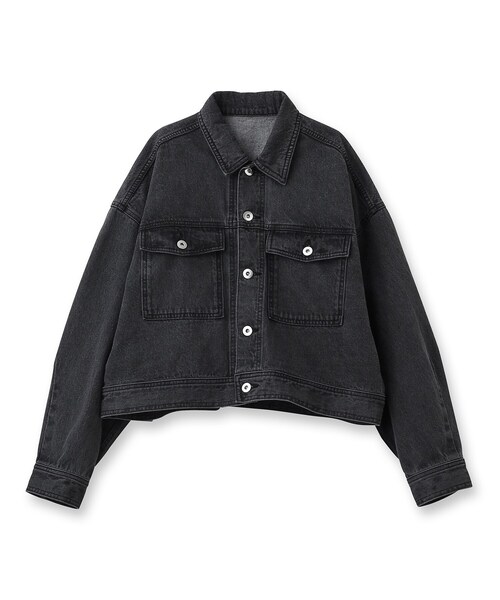 GALLEST(ギャレスト)の「フォルムデニムジャケット(デニムジャケット・レディース・アイボリー/チャコールグレー/ネイビー・40/38/36)」の16枚目の写真