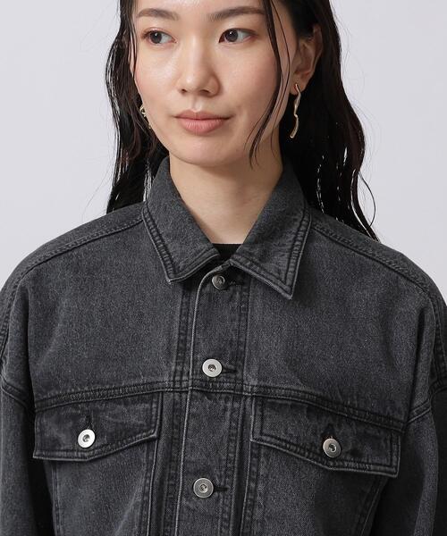 GALLEST(ギャレスト)の「フォルムデニムジャケット(デニムジャケット・レディース・アイボリー/チャコールグレー/ネイビー・40/38/36)」の17枚目の写真
