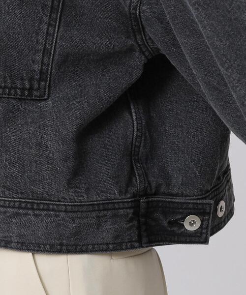 GALLEST(ギャレスト)の「フォルムデニムジャケット(デニムジャケット・レディース・アイボリー/チャコールグレー/ネイビー・40/38/36)」の9枚目の写真