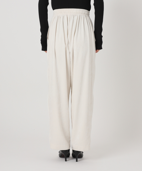 【新品】edit for lulu ベルベットイージーパンツ　34 EDIT. FOR LULU（エディットフォールル）の「ベルベット