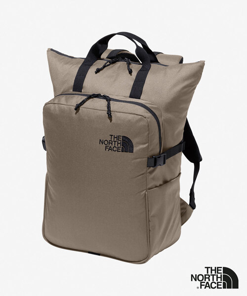 THE NORTH FACE(ザノースフェイス)の「〇【THE NORTH FACE / ザ ノースフェイス】Boulder Tote Pack(トートバッグ・メンズ・ブラック/ベージュ・FREE)」の2枚目の写真