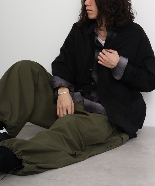 FUNALIVE(ファンアライブ)の「Simple v neck cardigan / シンプルVネックカーディガン / unisex(カーディガン/ボレロ・メンズ・ラベンダー/ブラック/アッシュグレー/杢グレー/チャコールグレー・M/L/XL)」の2枚目の写真