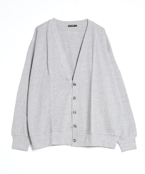 FUNALIVE(ファンアライブ)の「Simple v neck cardigan / シンプルVネックカーディガン / unisex(カーディガン/ボレロ・メンズ・ラベンダー/ブラック/アッシュグレー/杢グレー/チャコールグレー・M/L/XL)」の11枚目の写真
