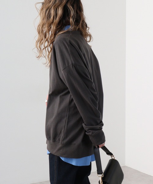 FUNALIVE(ファンアライブ)の「Simple v neck cardigan / シンプルVネックカーディガン / unisex(カーディガン/ボレロ・メンズ・ラベンダー/ブラック/アッシュグレー/杢グレー/チャコールグレー・M/L/XL)」の22枚目の写真