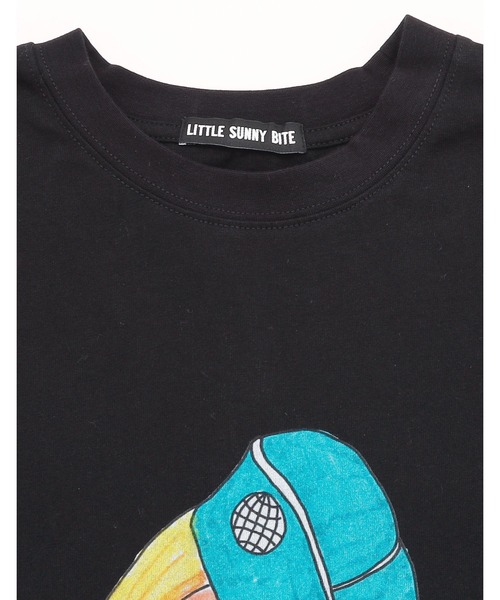 Little sunny bite(リトルサニーバイト)の「《Little Sunny Bite》sandwitch shop x little sunny bite My muse LS TEE(Tシャツ/カットソー・レディース・ブラック/ホワイト/サックスブルー・SMALL/MEDIUM)」の15枚目の写真