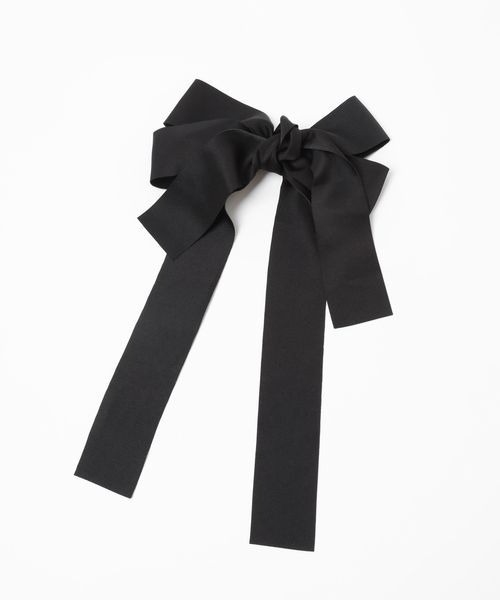 mysty woman(ミスティウーマン)の「ロングリボンバレッタ 107780(バレッタ/ヘアクリップ・レディース・ブラック・FREE)」の18枚目の写真