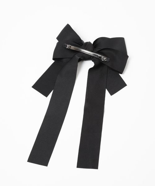 mysty woman(ミスティウーマン)の「ロングリボンバレッタ 107780(バレッタ/ヘアクリップ・レディース・ブラック・FREE)」の17枚目の写真