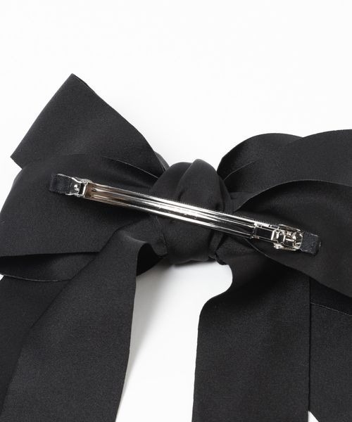 mysty woman(ミスティウーマン)の「ロングリボンバレッタ 107780(バレッタ/ヘアクリップ・レディース・ブラック・FREE)」の15枚目の写真