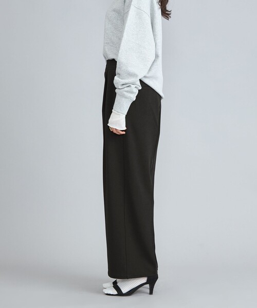 coen（コーエン）の「イージービューティーワイドパンツ（WEB限定サイズ）（スラックス・レディース・ブラック/ベージュ/オレンジ/ダークグレー/ケリーグリーン・S/M/L/XL）」の12枚目の写真