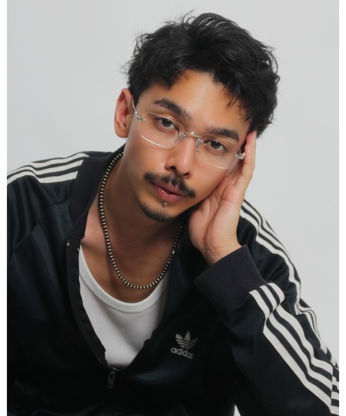 IMARI（イマリ）の「【 IMARI / イマリ 】 クリアレンズ リムレス スクエア 伊達メガネ（メガネ・レディース・ゴールド/シルバー・FREE）」の17枚目の写真