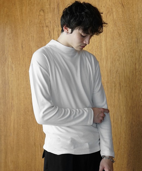 【新品】センソユニコ t.b 長袖ハイネックカットソー トップス グレー センソユニコ 長袖カットソー シャツ ハイネック トップス レディース