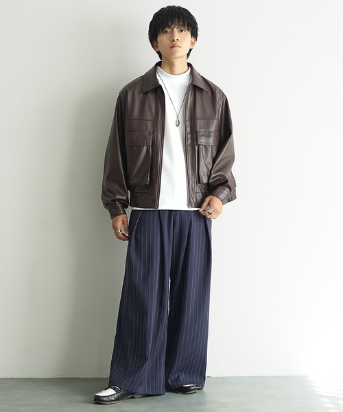 MinoriTY(マイノリティ)の「【MinoriTY select】スムース生地ハイネック&タートルネックインナー用ロンT 長袖カットソー メンズ 冬服 春服 Tシャツ ヒートインナー モックネック(Tシャツ/カットソー・メンズ・ホワイト/ホワイト系その他/ベージュ系その他/ベージュ/ブラック系その他/ブラック/サックスブルー/ブラック系その他2/ブラック系その他3/ホワイト系その他2/ホワイト系その他3・M/L/LL)」の15枚目の写真