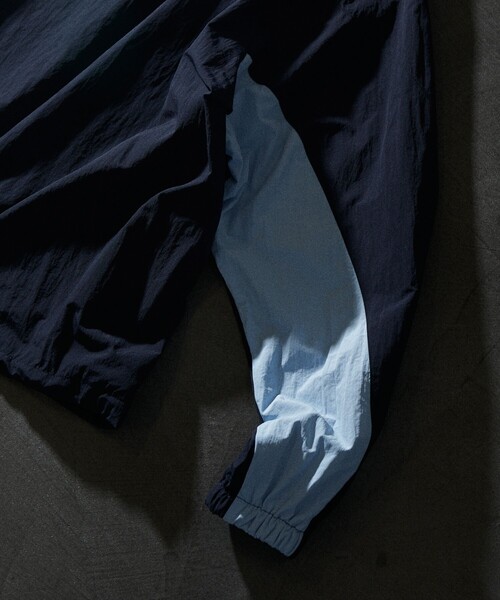 UMBRO（アンブロ）の「UMBRO/アンブロ 別注 Nylon Jacket/ナイロンジャケット（ブルゾン・メンズ・ブラック/ネイビー・MEDIUM/LARGE/X-LARGE）」の8枚目の写真