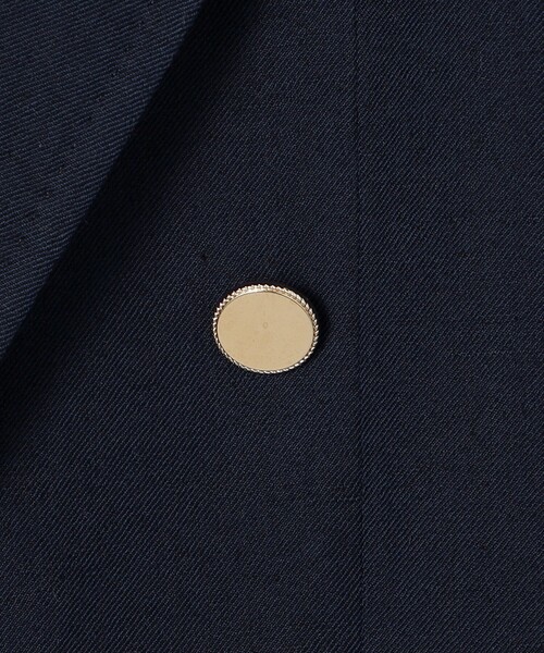 【セール】ウールリネン ダブルブレステッド4Bジャケット（テーラードジャケット）｜TOMORROWLAND（トゥモローランド）