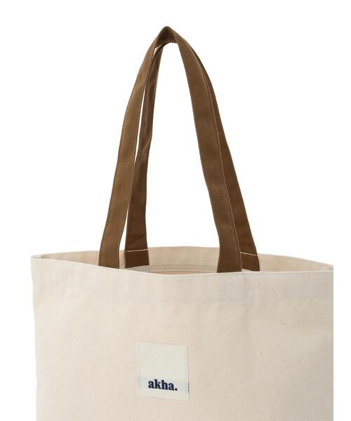 CRAFT STANDARD BOUTIQUE（クラフトスタンダードブティック）の「【追加】akha.　キャンバストート/A4サイズ（トートバッグ・レディース・ベージュ/ブラック/ナチュラル/グレー・FREE）」の12枚目の写真