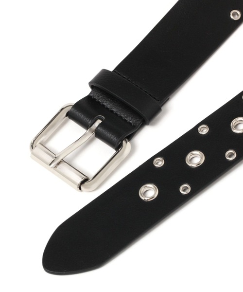 PAGEBOY（ページボーイ）の「デザインハトメベルト（ベルト・レディース・ブラック/オフホワイト・FREE）」の9枚目の写真