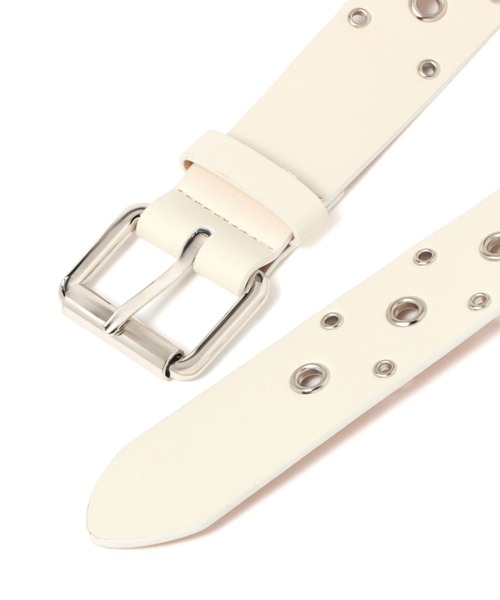 PAGEBOY（ページボーイ）の「デザインハトメベルト（ベルト・レディース・ブラック/オフホワイト・FREE）」の11枚目の写真