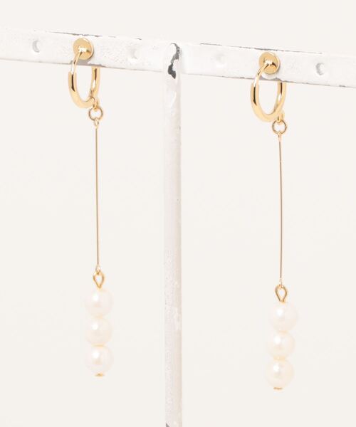 Le soleil】揺れる アコヤ真珠イヤリング(MA)（イヤリング）｜tone