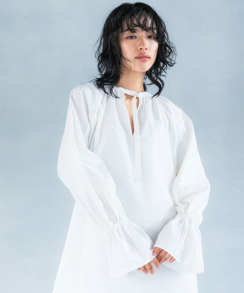 LEPSIM(レプシィム)の「【FOR I SERIES】デザインロングワンピース 110831(ワンピース・レディース・カーキ/ブラック/オフホワイト・FREE)」の9枚目の写真