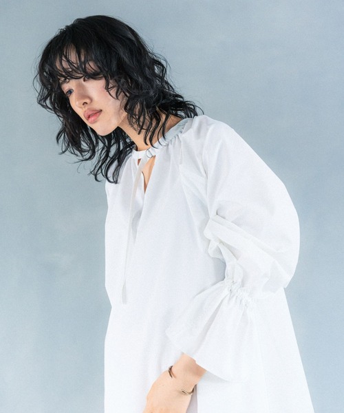 LEPSIM(レプシィム)の「【FOR I SERIES】デザインロングワンピース 110831(ワンピース・レディース・カーキ/ブラック/オフホワイト・FREE)」の11枚目の写真