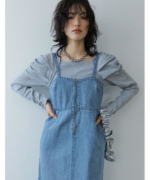 Re:EDIT（リエディ）の「ビッグボールチェーンネックレス[返品交換不可]（ネックレス・レディース・シルバー/ゴールド・FREE）」の9枚目の写真