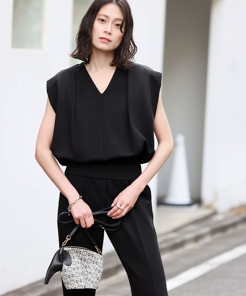 tシャツ ショート丈Vネック裏毛トップス「綿100％使用」「洗える」 レディース セール】ショート丈Vネック裏毛トップス【綿100％使用】【洗える