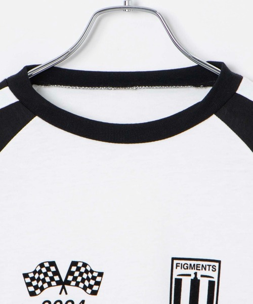 Figments（フィグメンツ）の「サイドラインビッグラグランロンT（Tシャツ/カットソー・レディース・ブラック・FREE）」の7枚目の写真