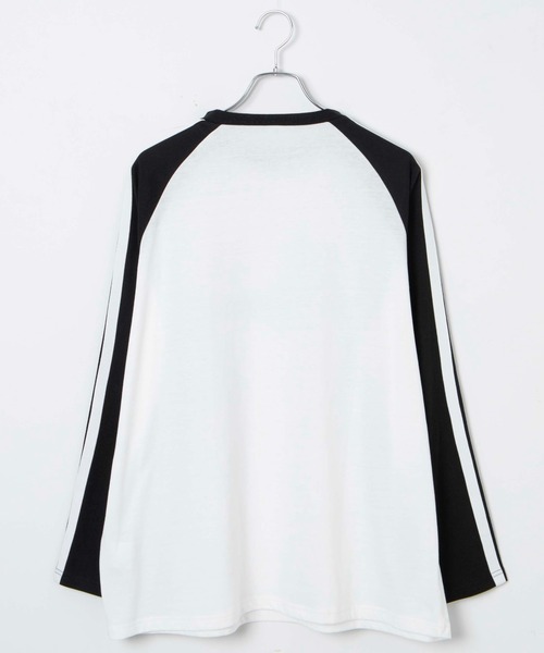 Figments（フィグメンツ）の「サイドラインビッグラグランロンT（Tシャツ/カットソー・レディース・ブラック・FREE）」の11枚目の写真