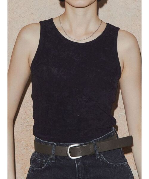 タンクトップ ノースリーブ 「VEQUM」MATTE VELOUR TANK TOP レディース セール】【VEQUM】MATTE VELOUR TANK TOP（タンクトップ
