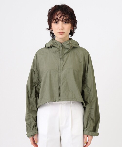 GALLEST（ギャレスト）の「◆3WAYエアリー マウンテンパーカ【ウォッシャブル】（その他アウター・レディース・ホワイト/カーキ/サックスブルー・36/38/40）」の4枚目の写真