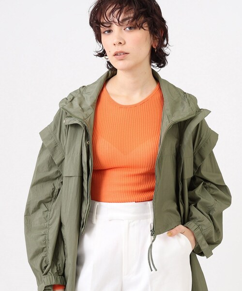 GALLEST（ギャレスト）の「◆3WAYエアリー マウンテンパーカ【ウォッシャブル】（その他アウター・レディース・ホワイト/カーキ/サックスブルー・36/38/40）」の14枚目の写真